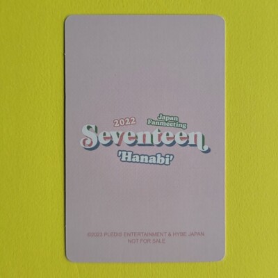 SEVENTEEN 日本ファンミーティング　HANABI DVD New SEVENTEEN 2022 JAPAN FANMEETING HANABI 2 DVD+Photo book+