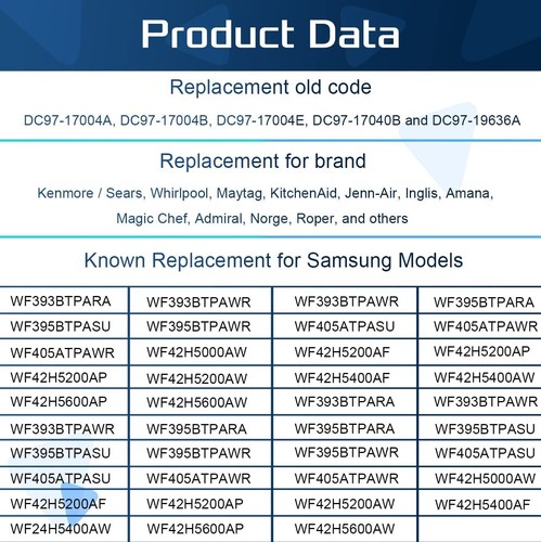 Kit de rodamientos de sello de lavado para lavadora Samsung DC62-00156A 6601-002637 6601-000148 - Imagen 5 de 12