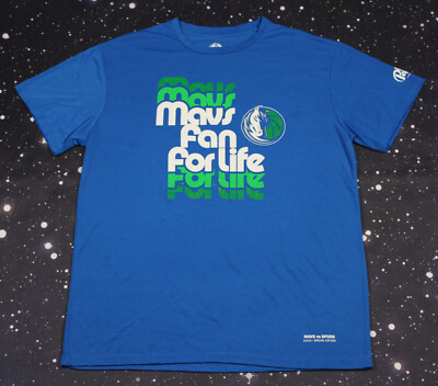 Dallas Mavericks Mens T-Shirt XL Blue Mavs Vs Spurs 2023 SGA NBA Polyester