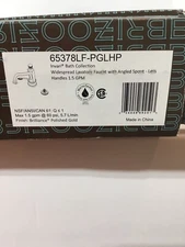 Brizo Invari Bathroom Faucet ECO 65378LF-PGLHP Polished Gold NEW Less Handles 