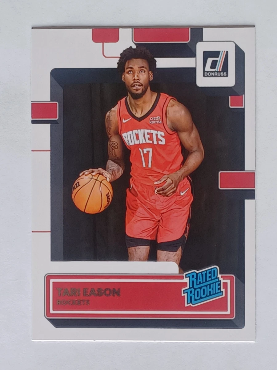 22/23 2022-23 Panini Donruss Tari Eason RC #217 Rated Rookie Houston Rockets