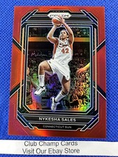 2023 #48 Nykesha Sales WNBA Panini Prizm Red Prizm 063/199 Sun