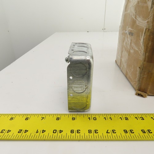 Hubbell Raco 4" x 4" x 1-1/2" Deep Electrical Outlet Boxes 1/2&3/4" KO's Lot/47 - 第 7/11 張圖片