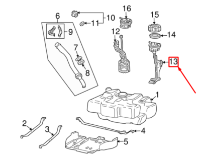 PORSCHE 911 997 Fuel Level Sensor 99762083103 NEW GENUINE | eBay