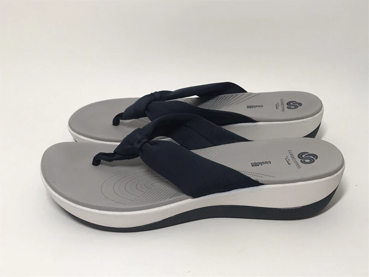 Womens Clarks Cloudsteppers Ortholite Size 12 Arla Glison Sandals Flip Flops