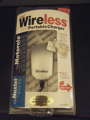 Just Wireless Motorola Nextel A/C Portable Wall Charger #04011 - Brand New!!!