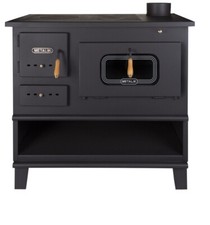 Stufa a Legna "MIHAYLOV - Balkan" con Piastra Superiore in Ghisa e Forno - 8kw