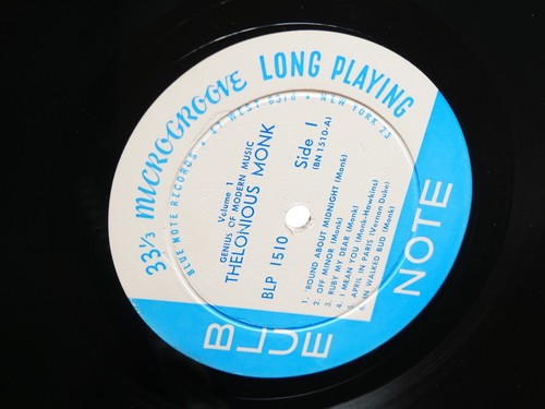 THELONIOUS MONK Genius Of Modern Music Vol.1 LP BLUE NOTE BLP 1510 US 1957 MONO - Picture 3 of 11