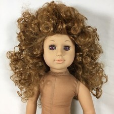 Wee 3 Collection Erin Auburn Doll Wig Curly Long Hair Cut Size 14-15.5