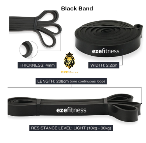 Fasce di resistenza allenamento pull up set resistente fitness palestra a casa - Foto 3 di 32