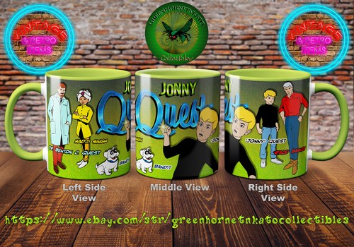 The Adventures of JONNY QUEST Custom Designed 11oz Beverage Mug 21 Color Choices - Bild 22 von 42