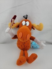 9" Bullwinkle J. Moose Beanie Plush w/ Tags 1999 Rocky VTG