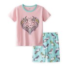 Item photo. Show listing details page. Listing girls Unicorn unicorns PJS 100% cotton summer pyjamas sets size1-6 pink