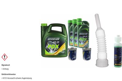 10L FANFARO Motoröl PDX 5W-40 API SN/SM/CF inkl. Additiv Auslaufschlauch