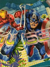 Marvel Avengers Assemble Boys Kids Swim Trunks Superhero Shorts Size M Medium