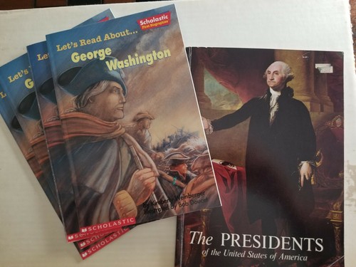 "Let’s read about...George Washington"   Set of 4 paperbacks    ***LIKE NEW*** - Picture 1 of 10