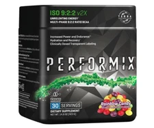 Performix ISO 9:2:2 V2x BCAA 30 Servings - DRINK ALL DAY YOU MAY *Rainbow Candy*