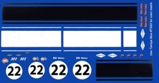  22 Bill Maier Trans Am Mustang 67 1/43rd Scale Slot Car Decals