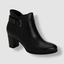 Giani Bernini Women's Black Memory Foam Artemyss Booties Shoes Size 10.5M
