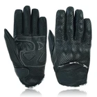 Vented Leather Motorbike Motorcycle Gloves Knuckle Shell Protection Summer UK