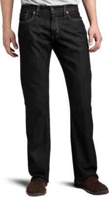 Levi's Men's 514 Straight Fit Cut Jeans Tumbled Black 32W x 34L