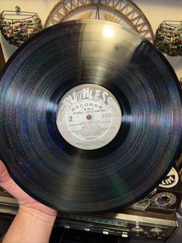 Org. 1988 N.W.A. Straight Outta Compton Vtg. LP Ruthless (DJ’s copy) Tested Worn - Picture 18 of 24