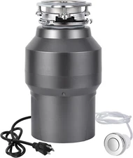 1/2HP Food Garbage Disposals Continuous Feed Food Waste Disposer 380W 3500r/Min