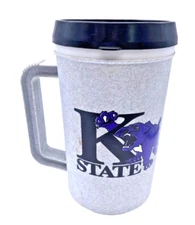 K State LARGE Travel Mug Cup Betras Super Thermos Vintage