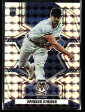 SPENCER STRIDER RC 2022 Panini Mosaic Silver Mosaic Prizm #206 Braves