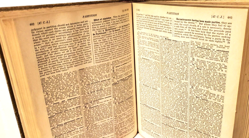 LAW: CORPUS JURIS - PARTIES TO PATENT RIGHT, Volume 47 Book 1930 - Imagen 10 de 11