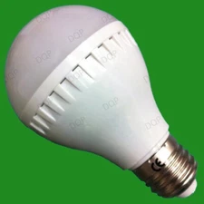 6W LED GLS Globe Low Energy 6500K Daylight White Light Bulb, Screw ES E27 Lamp