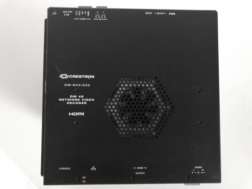 CRESTRON DM-NVX-D30 Digital Media 4K60 4:4:4 HDR Network AV Decoder. Latest FW