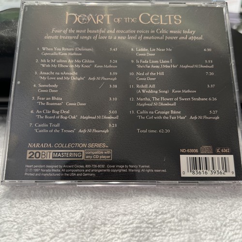 Heart of the Celt, Songs Of Love, CD 1997 Narada collection 20 bit - Picture 5 of 5