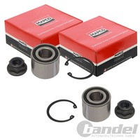 2X Mapco RADLAGER-SATZ Hinten Passend FüR Nissan Kubistar Renault Kangoo Laguna