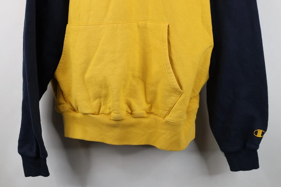 Sudadera con Capucha De Colección Años 90 Y2K Champion Para Hombres XL V Refuerzo Deletrear Bloque de Color Foto 3 de 4