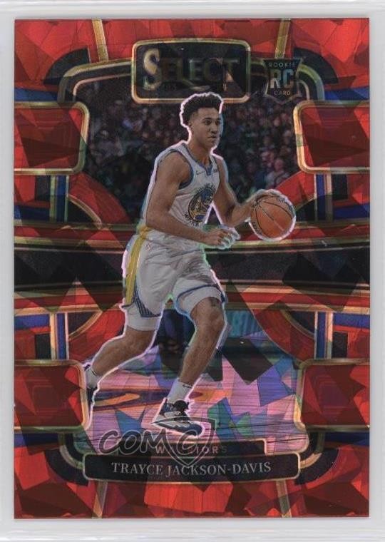 2023 Panini Select Concourse Red Cracked Ice Prizm Trayce Jackson-Davis #84 2l4