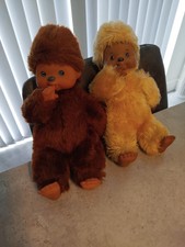 12 Inch Monchichi Vintage Retro 70s Monkeys Thumb Sucking Dolls Plush Rare Toy 