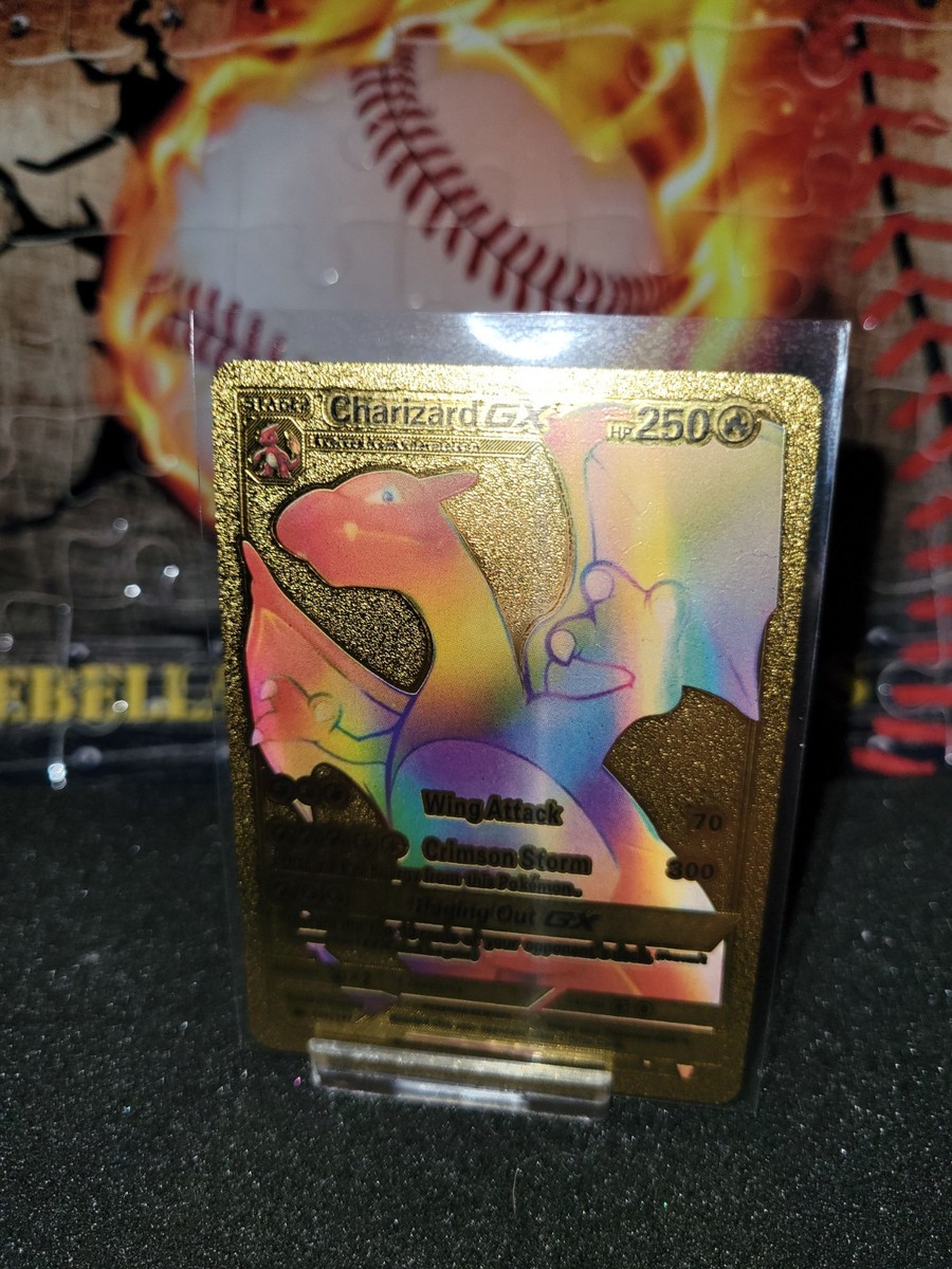 ポケモンカード Charizard GX ゴールドレア Charizard GX Gold Foil Rare Pokemon Card Fan Art | eBay