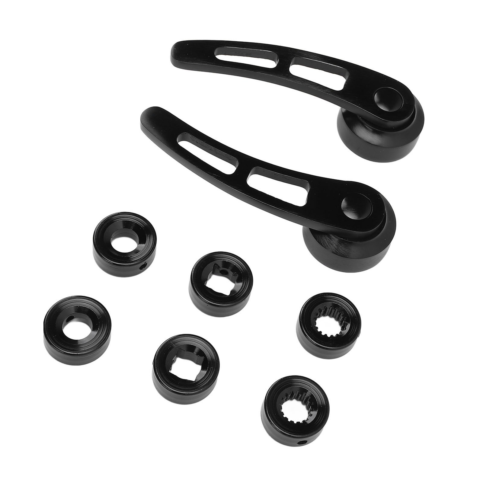 Black Billet Aluminum 4 1/4in Door Handle Kit Vintage Door Handle Set Exterior D