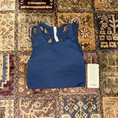 Lululemon Break Free Tank Size 4 - Only Tried On Never Worn Beautiful Dark Blue