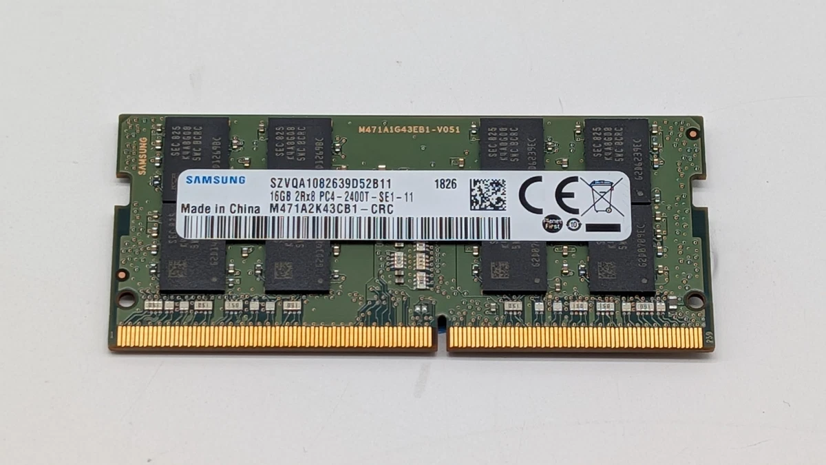 25+ Samsung PC4-19200 (DDR4-2400) Bus Speed Computer RAM 16 GB