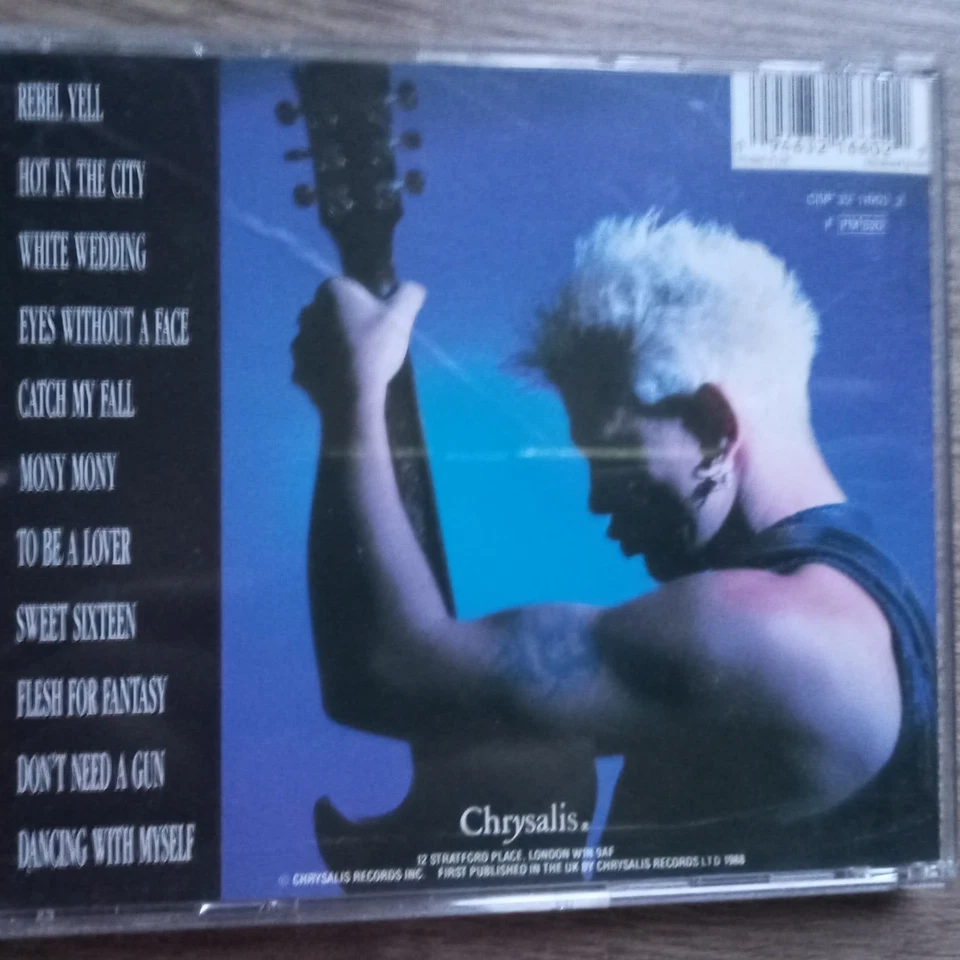 Billy Idol – Idol Songs - 11 Of The Best - CD 1988 - Bild 2 von 2