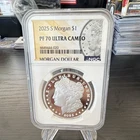 2025-S Morgan Silver Dollar $1 Proof Coin NGC PF70 Ultra Cameo San Francisco