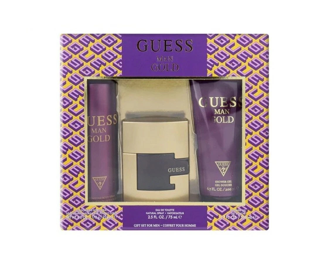 Guess Gold Men Eau De Toilette 75 Ml Original - American Perfumare