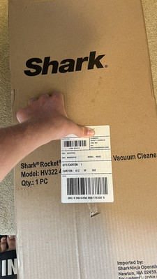 Shark Rocket HV322 Stick Vacuum Cleaner Model HV322