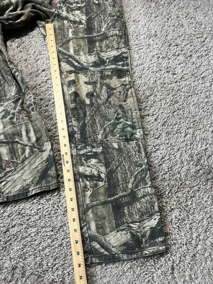 Vintage Y2k Mossy Oak Realtree Camo Jeans 30x32 Straight Outdoor Skate Grunge - Image 2 of 4