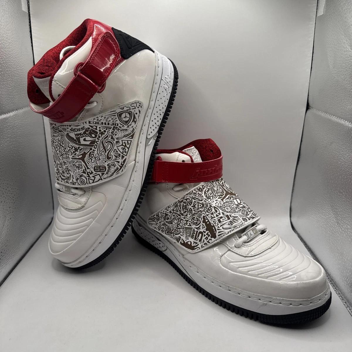 2008 Air Jordan Fusion AJF 20 10 XX 331823 101 Varsity Red | eBay