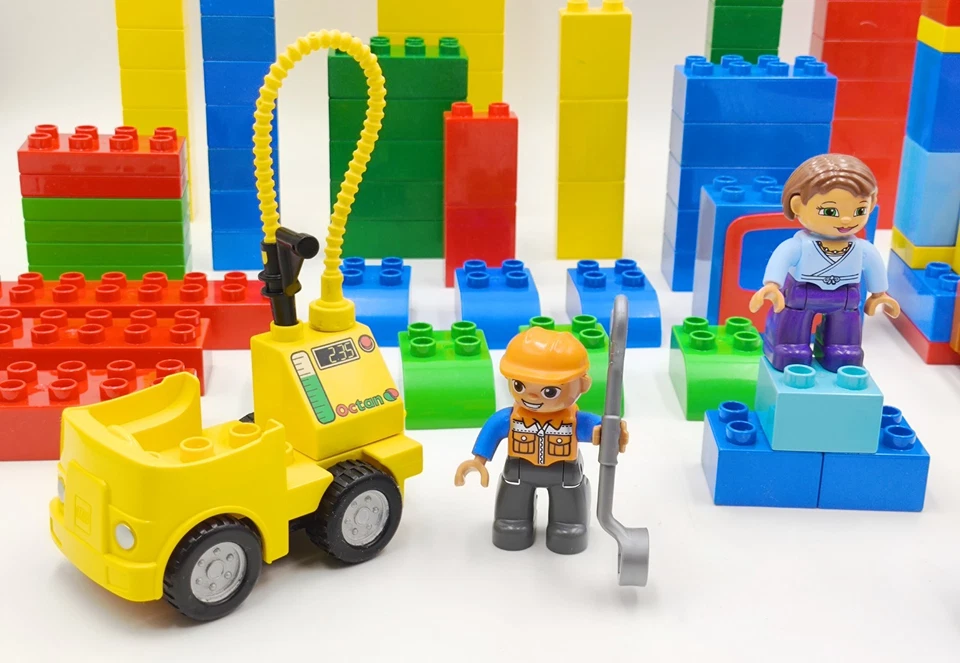 XL Lego Duplo Kreativ Starterset Bausteine Fenster Flughafen Flugzeug, 108 Teile - Bild 4 von 4