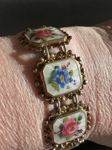 Brazalete Arne Nordlie Plata Esterlina Esmalte Noruega De Colección Estate 1101 - Imagen 12 de 13