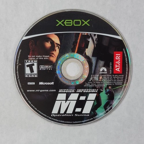 Mission Impossible Operation Surma - Loose Microsoft Original Xbox Disc